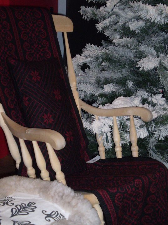 weaving rocking chair christmas