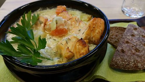 salmon soup in helsinki